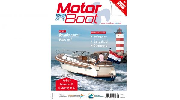 Titelblatt Motorboot-Magazin Ausgabe 09-2019